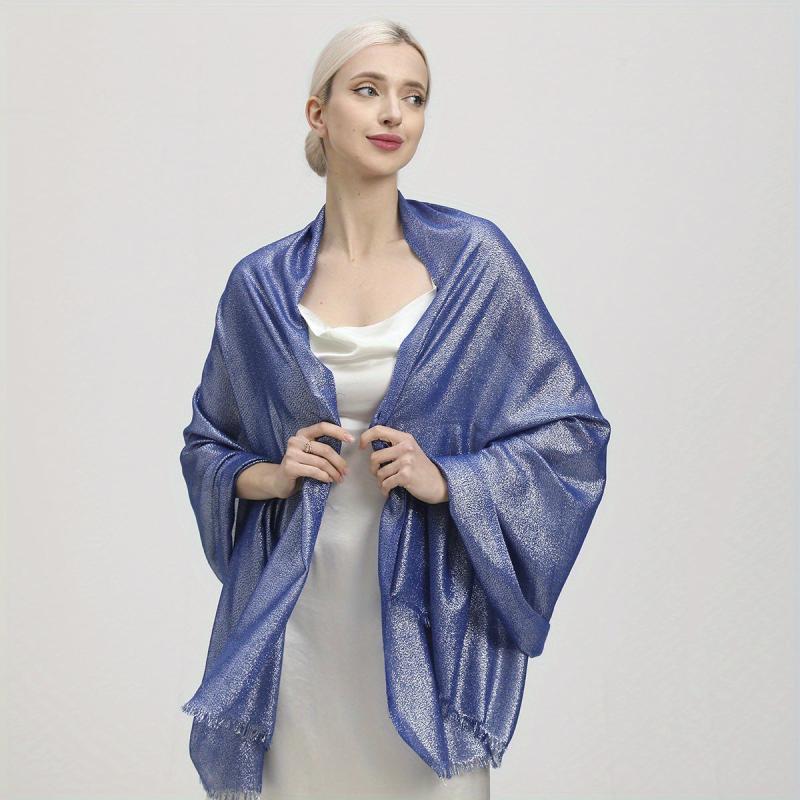 Glam Tassel Shawl Sparkles in the Sun Party Wrap