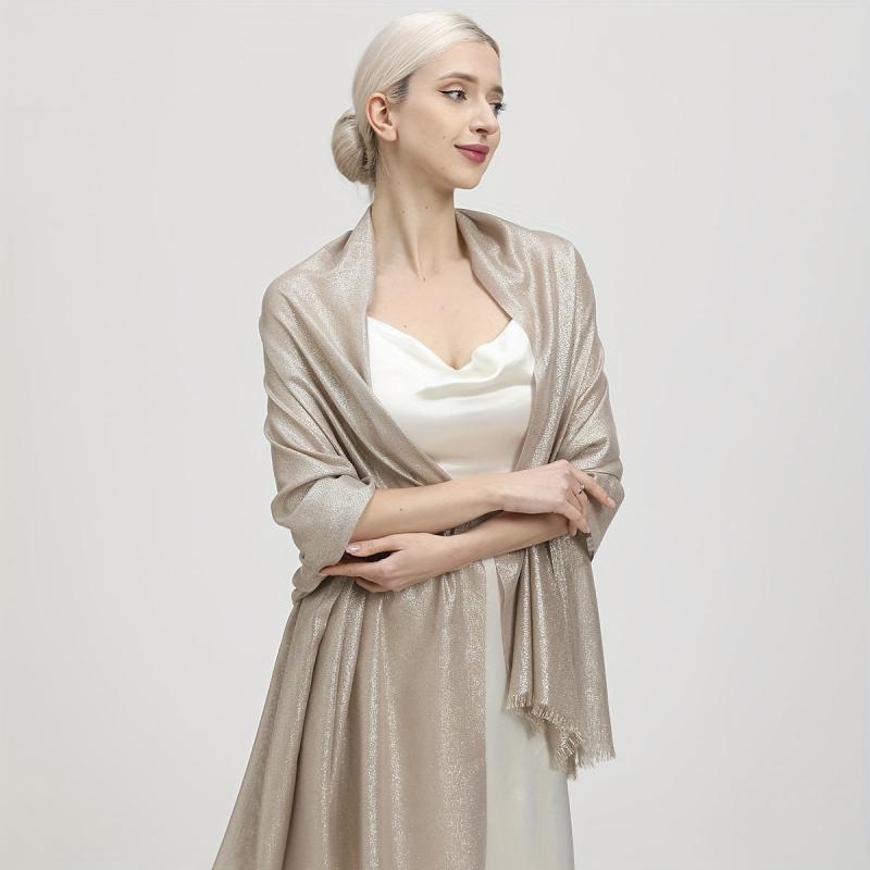 Glam Tassel Shawl Sparkles in the Sun Party Wrap