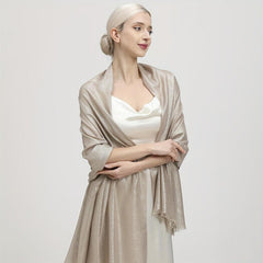 Glam Tassel Shawl Sparkles in the Sun Party Wrap