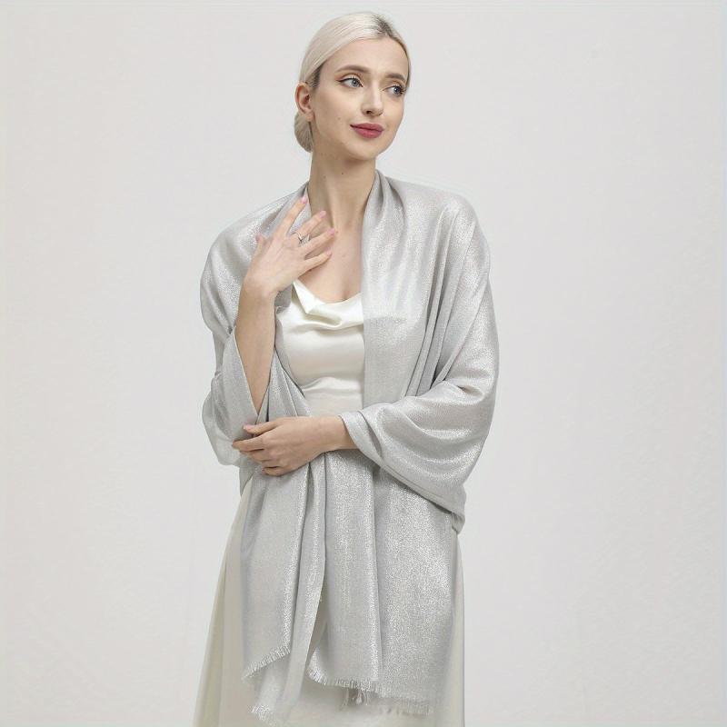Glam Tassel Shawl Sparkles in the Sun Party Wrap
