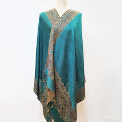 Classic Paisley Jacquard Tassel Scarf Wrap Women's Shawl
