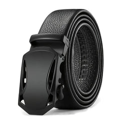 Men's Adjustable Business Belt with Sliding Buckle