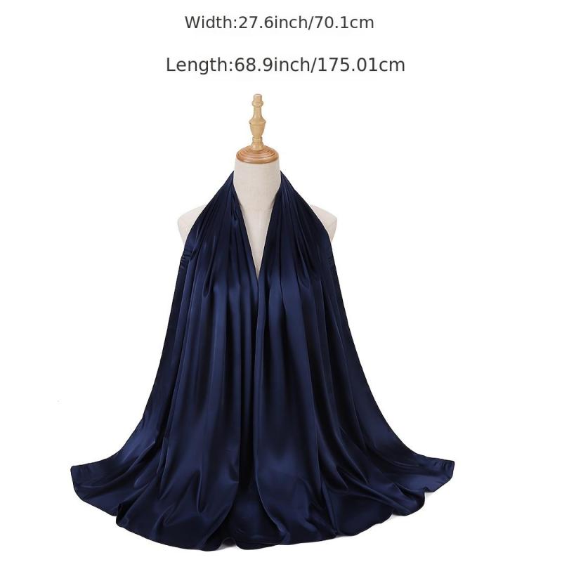 Silky Soft Long Chiffon Scarf Women's Shawl