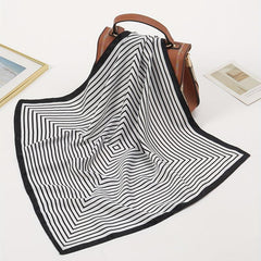 Striped Square Scarf & Casual Neckerchief Bandana