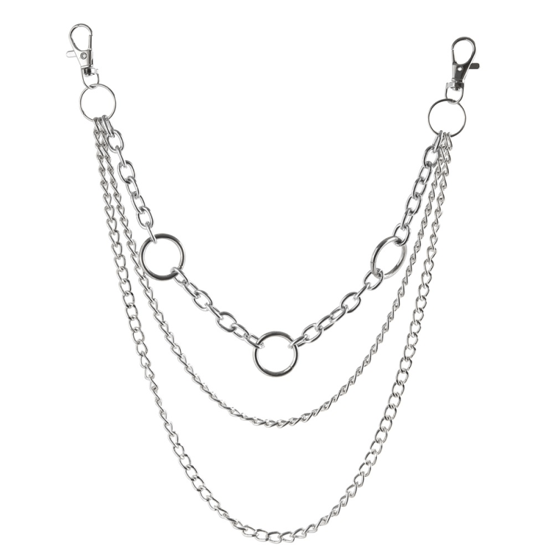 Vintage Metal Chain For Jeans Pants Keychains Men Unisex