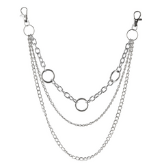 Vintage Metal Chain For Jeans Pants Keychains Men Unisex