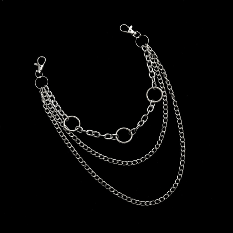 Vintage Metal Chain For Jeans Pants Keychains Men Unisex
