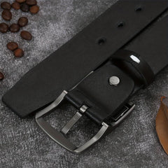 Men's PU Leather Flat Belt