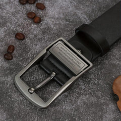 Men's PU Leather Flat Belt