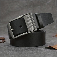 Men's PU Leather Flat Belt