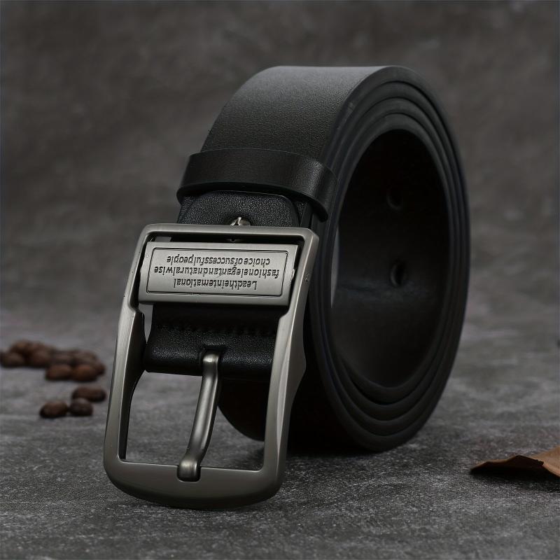 Men's PU Leather Flat Belt