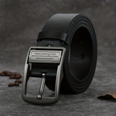 Men's PU Leather Flat Belt