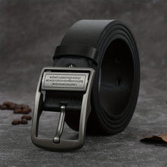 Men's PU Leather Flat Belt