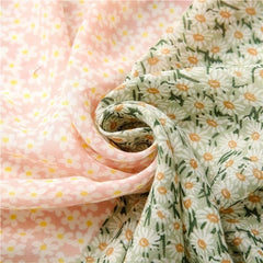 Daisy Printed Scarf Soft Floral Sunscreen Shawl Wrap Tassel Shawl Scarf