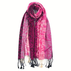 Vintage Style Viscose Windproof Scarf Casual Wear