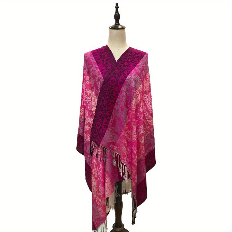Vintage Style Viscose Windproof Scarf Casual Wear