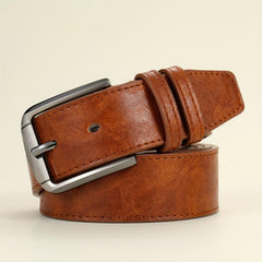 Men's Orange Casual Needle Buckle Belt