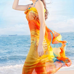 Printed Lightweight Sunscreen Shawl for Women