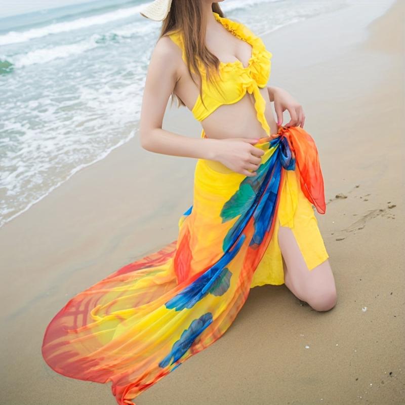Printed Lightweight Sunscreen Shawl for Women