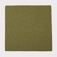 Embossed Chiffon Square Scarf Solid Bandana Head Wrap Neckerchief