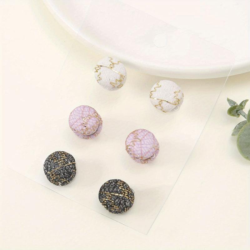6pcs Magnet Buckle Hijab Pins Scarf Clip for Women