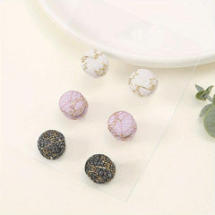 6pcs Magnet Buckle Hijab Pins Scarf Clip for Women