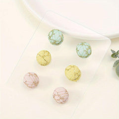 6pcs Magnet Buckle Hijab Pins Scarf Clip for Women