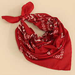 Classic Paisley Print Bandana Vintage Square Scarf Head Wraps