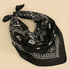 Classic Paisley Print Bandana Vintage Square Scarf Head Wraps