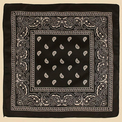 Classic Paisley Print Bandana Vintage Square Scarf Head Wraps