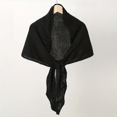 Geometry Knitted Sunscreen Shawl for Women