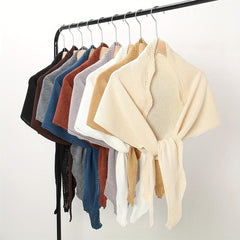 Geometry Knitted Sunscreen Shawl for Women