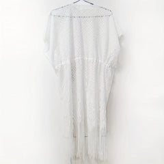 Lace Shawl Sunscreen Cardigan Wrap Loose Smock Beach Shawl
