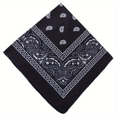 Paisley Print Bandana Casual Square Scarf Hair Accessories For Women