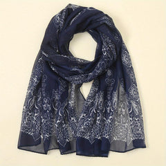 Breathable Print Scarf Sunscreen Shawl Casual Outdoor Wrap