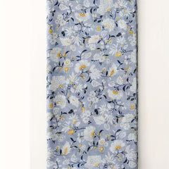 Boho Flower Print Tassel Scarf Shawl for Women