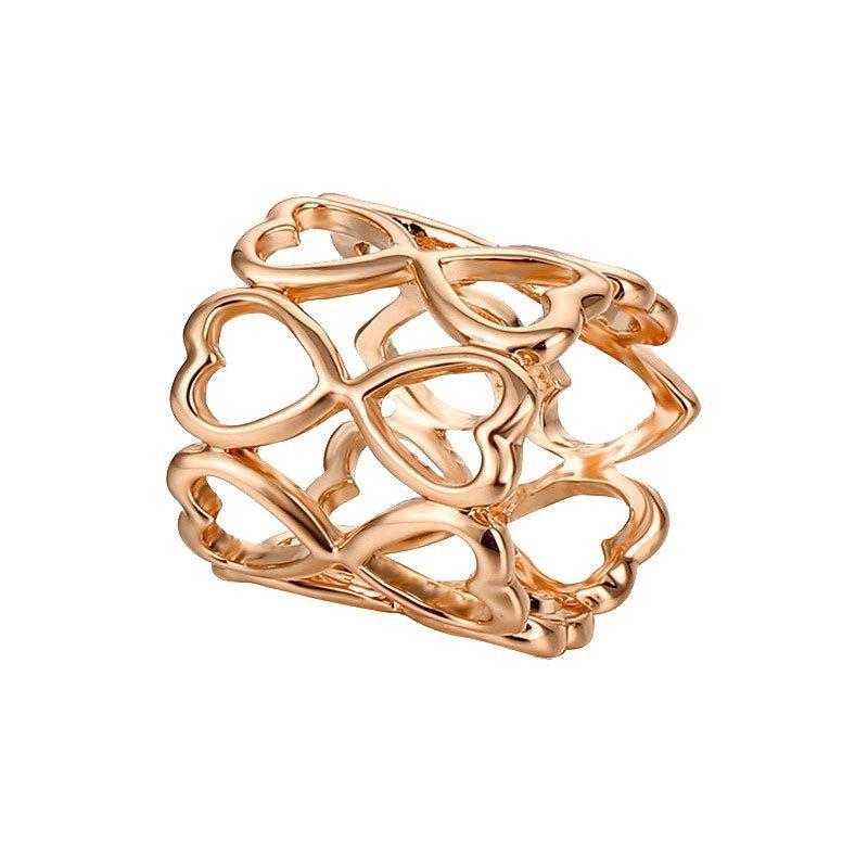 Heart Pattern Scarf Ring Metal Clip Shawl Clip Jewelry