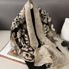 Solid Organza Scarf Long Yarn Shawl Evening Party Wrap