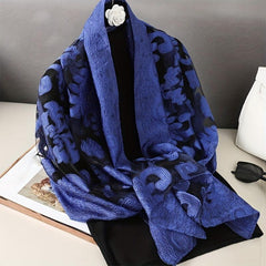 Solid Organza Scarf Long Yarn Shawl Evening Party Wrap
