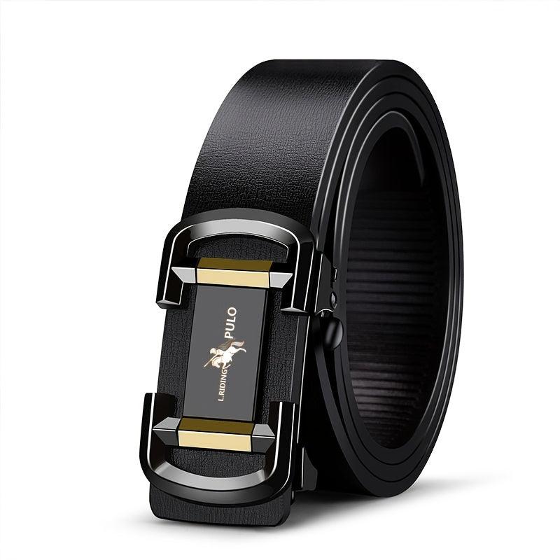 Men's Toothless Auto Buckle Belt Business Casual Leather