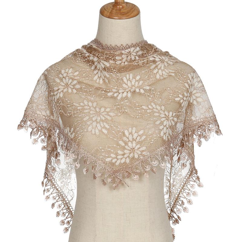 Triangular Lace Veil Prayer Church Veil Women Headcovering Lace Scarf