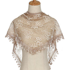 Triangular Lace Veil Prayer Church Veil Women Headcovering Lace Scarf