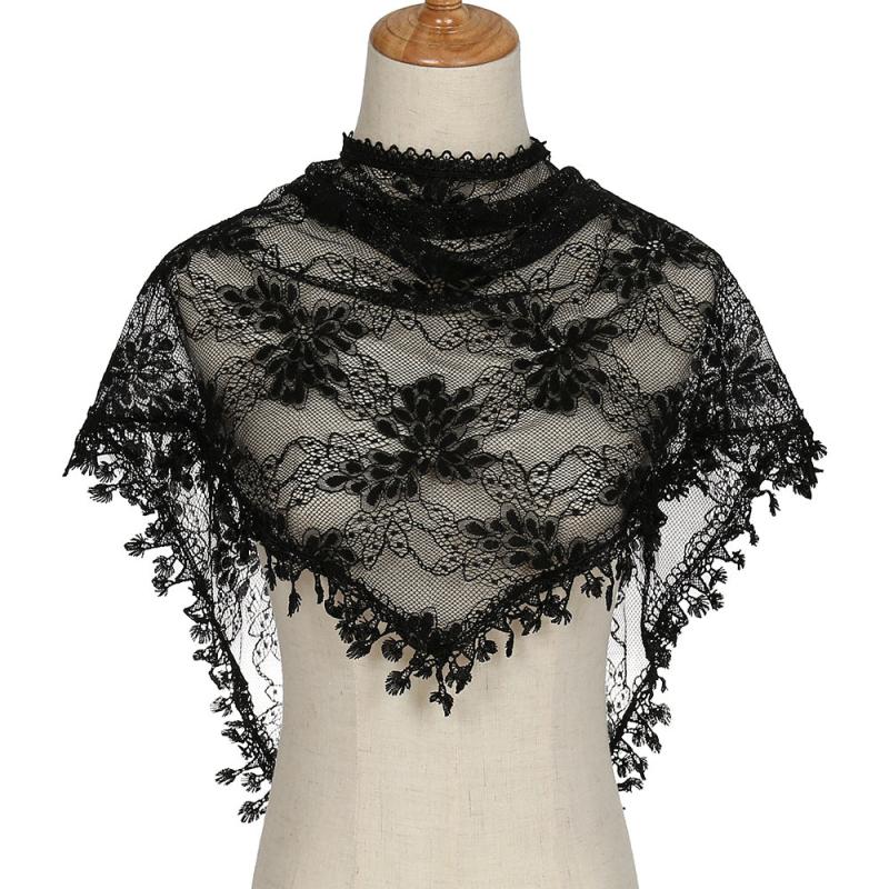 Triangular Lace Veil Prayer Church Veil Women Headcovering Lace Scarf