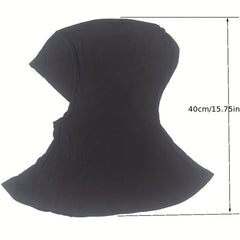 Soft Underscarf Cap Neck Cover Inner Cap Solid Hijab Hats Turban Cap