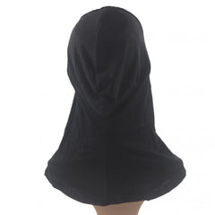 Soft Underscarf Cap Neck Cover Inner Cap Solid Hijab Hats Turban Cap