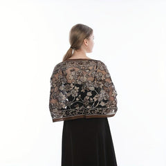 Tassel Decorated Thin Printed Shawl for Women