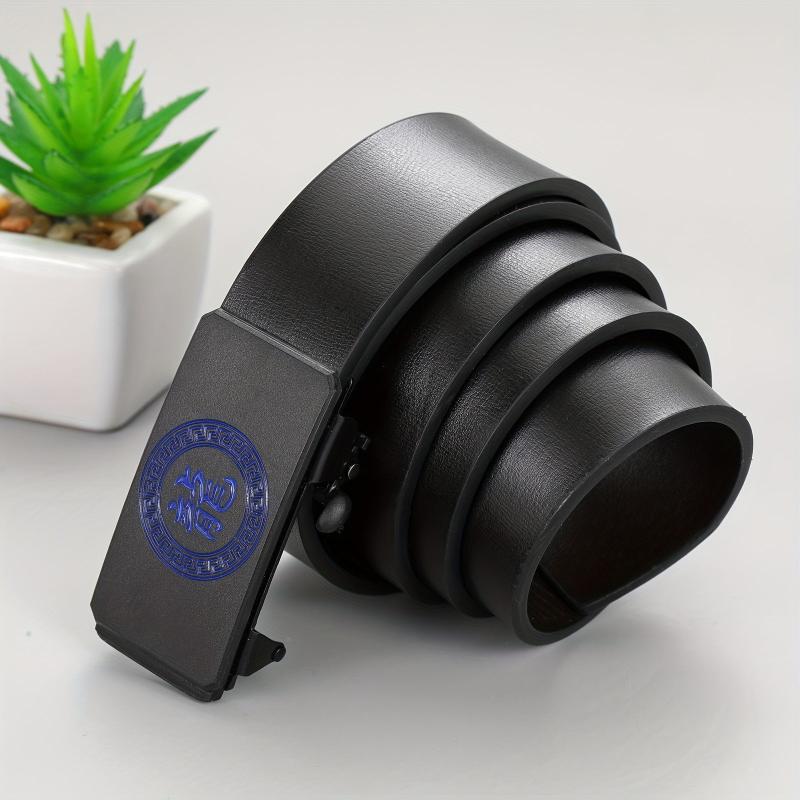 Men's Casual Belt with Automatic Buckle