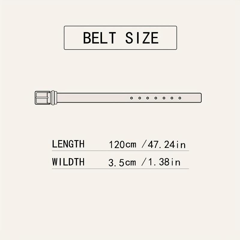 Men's Casual Belt with Automatic Buckle