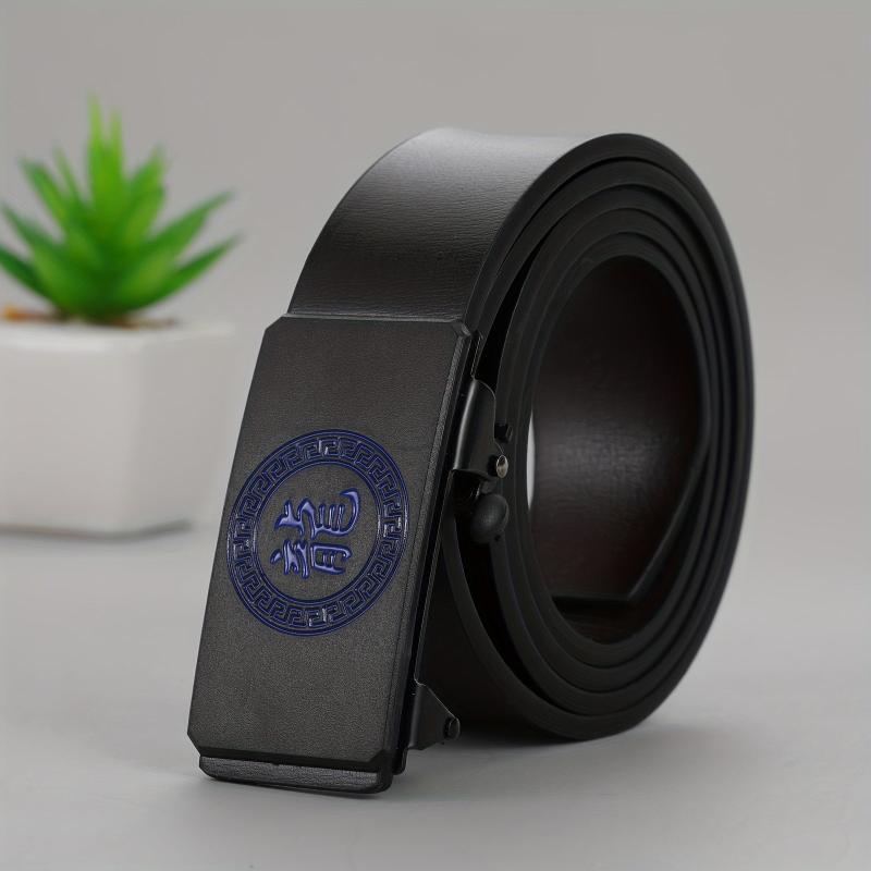 Men's Casual Belt with Automatic Buckle