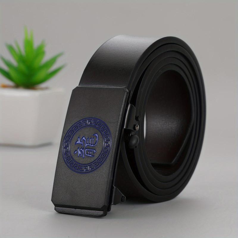 Men's Casual Belt with Automatic Buckle